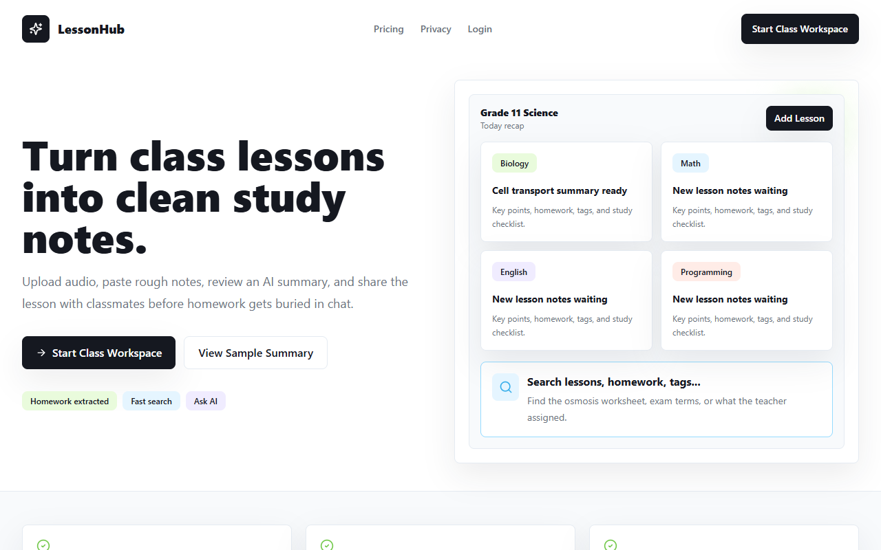 LessonHub