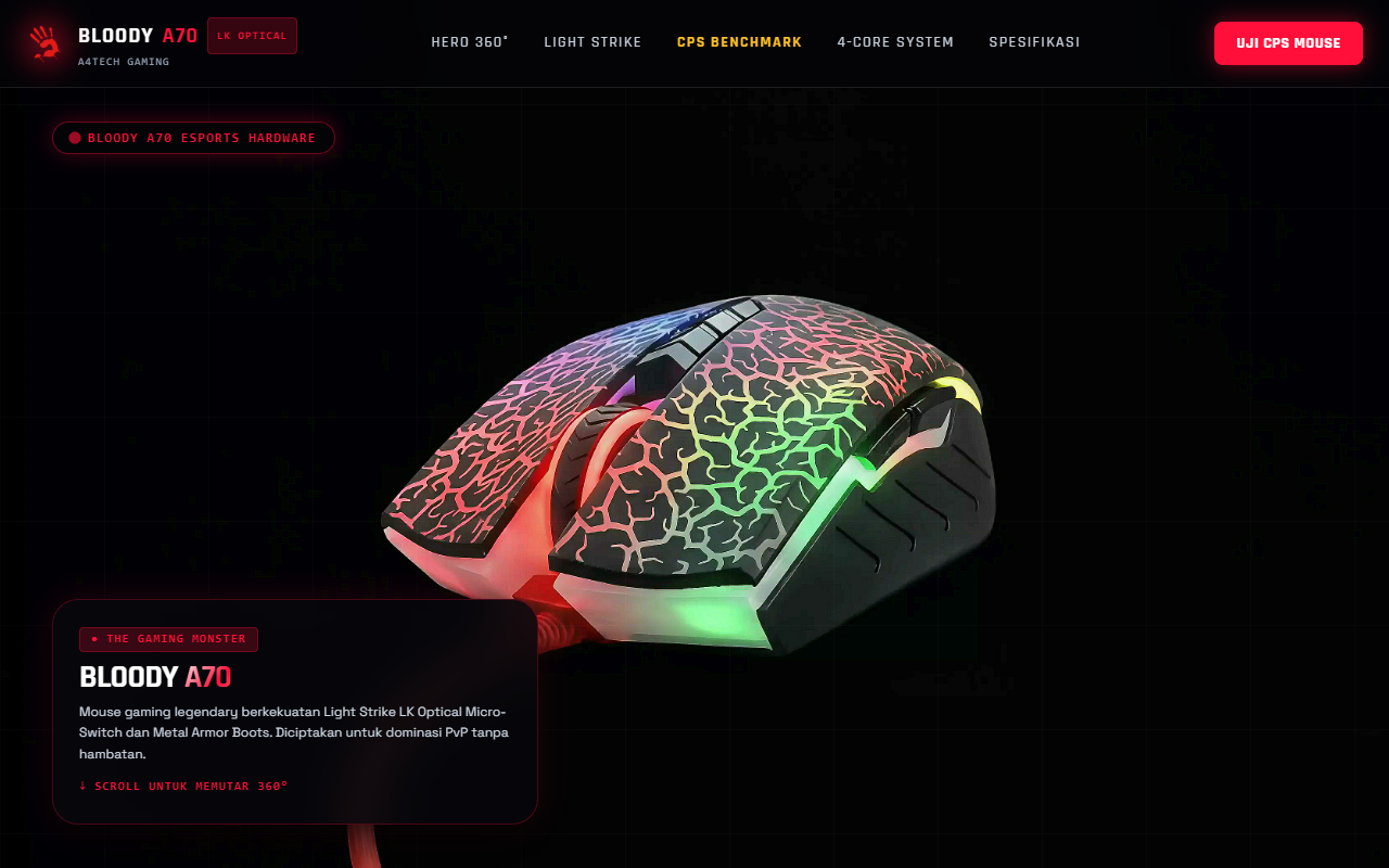Bloody A70 Gaming Mouse